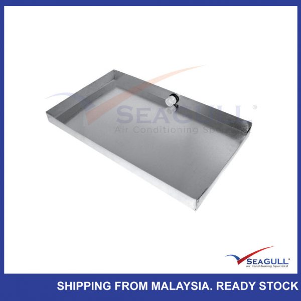 Galvanized Metal Drain Pan For Evaporator Coils / Laundry / Multiple Uses