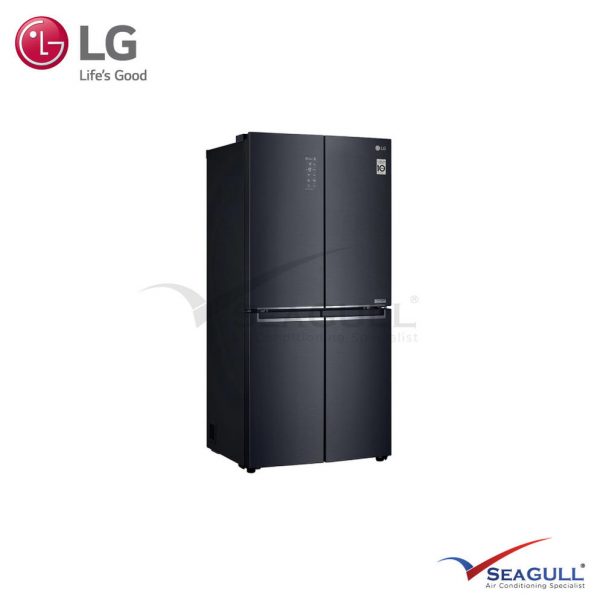 LG 594L Matte Black Slim French Door Refrigerator With Inverter Linear Compressor Hygiene Fresh⁺ᵀᴹ - Image 3