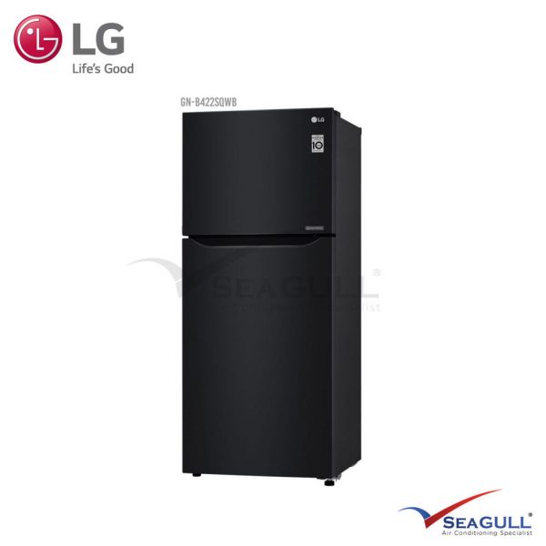 LG IEC Gross 427L Western Black Top Freezer With Inverter Compressor & Multi Air Flow